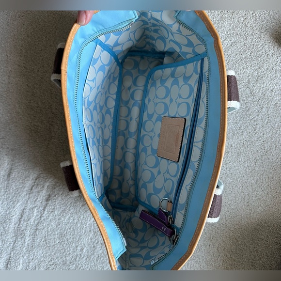 Coach purse. Hamptons collection. - Picture 3 of 5